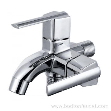 Double cooling tap angle valve for toilet